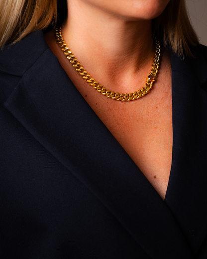 Robyn Chunky Chain Necklace - Gold